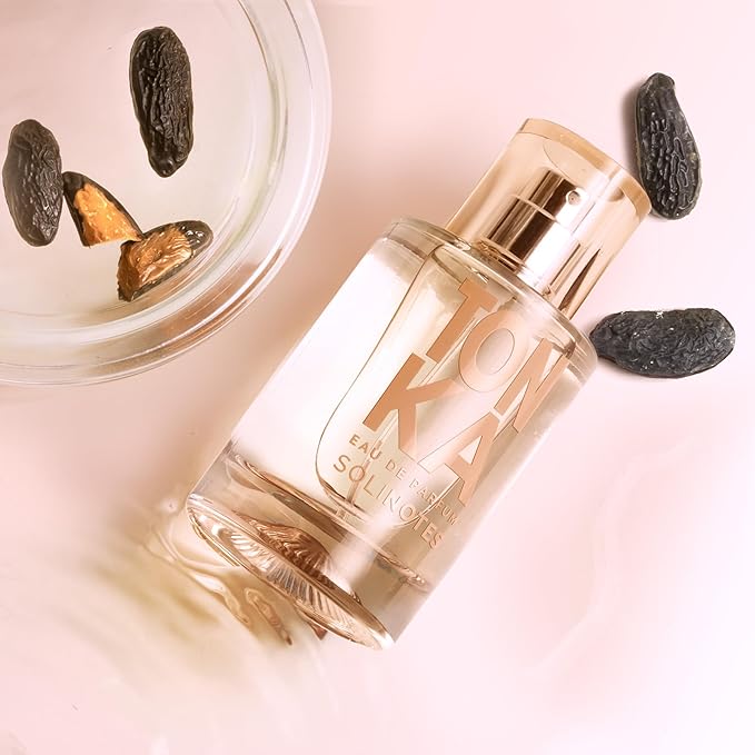 Solinotes Tonka Perfume for Women & Men, 1.7 Fl Oz/ 50 ML Eau De Parfum, Delicate Floral and Soothing Scent with Premium Ingredients - Clean Perfume, Cruelty Free, Vegan, Made in France-Velvo Beauty