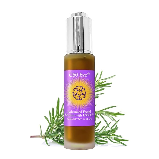 Advanced Facial Serum, Natural Serums for Skin Care with Pure C60 ESS60, Deeply Nourishing and Age-Defying Serum for Face, Facial Serum Infused with 21 Natural and Vegan Ingredients, 1 oz-Velvo Beauty
