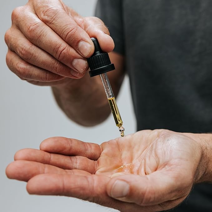 Caldera + Lab The Good | Men's Organic Moisturizing Face Serum for Dry, Sensitive, & Normal Skin – Vegan, Natural & Antioxidant Packed Skincare Facial Oil-Velvo Beauty