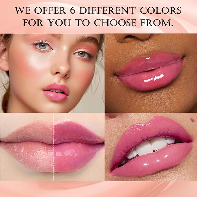 DAGEDA Tinted Lip Balm, Moisturizing Magic Color Changing Lipstick, Soothing Hydrating Lip Balm Tinted, Glossy Lip Plump Gloss Butter Balm, Lightweight, Non-Greasy, 06-Velvo Beauty