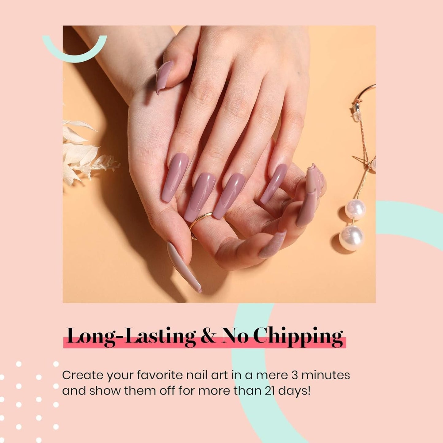 Beetles Grey Gel Nail Polish, 1Pcs 15ml Nude Angelina Grey Purple Gel Polish Soak Off UV LED Lamp Nail Art Salon DIY Design at Home Manicure Gifts for Women-Velvo Beauty