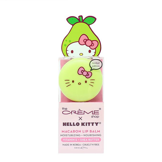Hello Kitty Macaron Lip Balm - Juicy Pear Flavored-Velvo Beauty