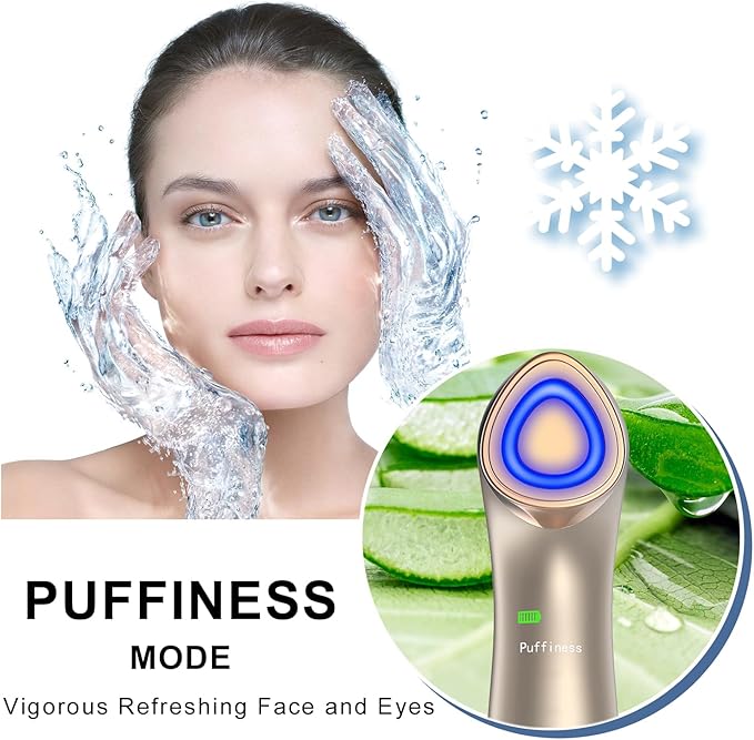Lefay Face Skin Tightening Machine - Radio Frequency Anti-Aging Device Microcurrent Face Massager Lifting, Firming, Toning, Wrinkles Reduction De-Puffiness for Facial and Neck-Velvo Beauty