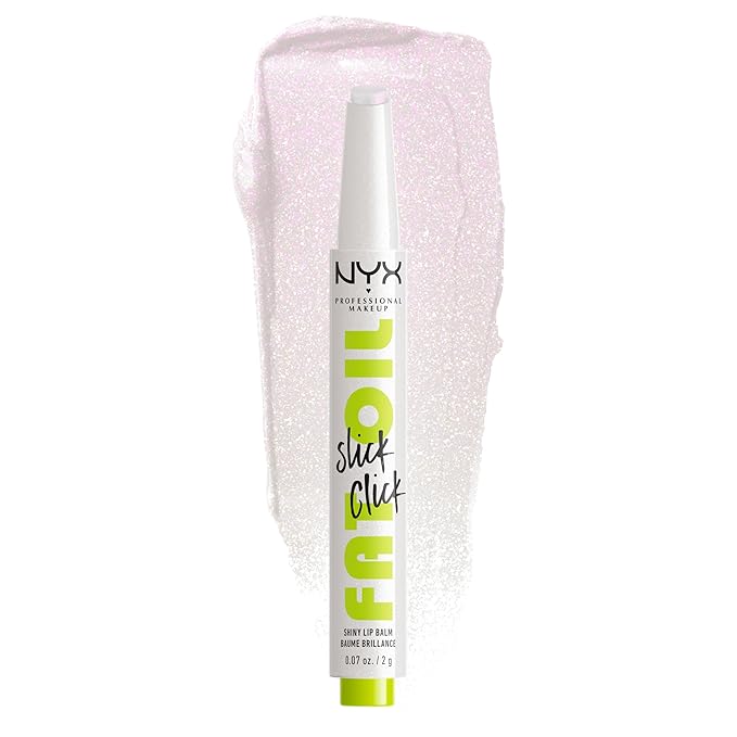 NYX PROFESSIONAL MAKEUP Fat Oil Slick Click, Lightweight, Buildable, Pigmented Vegan Lip Balm - Main Character-Velvo Beauty