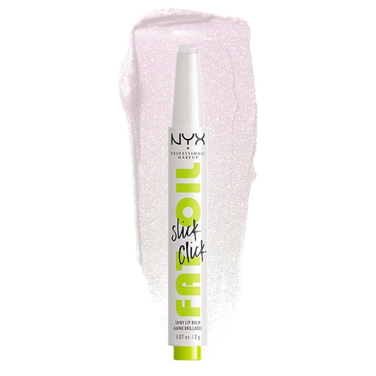 NYX PROFESSIONAL MAKEUP Fat Oil Slick Click, Lightweight, Buildable, Pigmented Vegan Lip Balm - Main Character-Velvo Beauty
