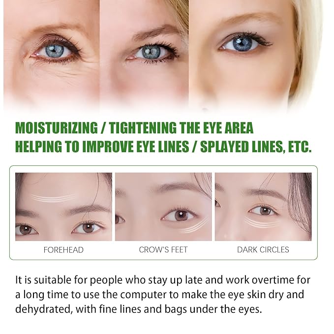 Seaweed Eye Mask, Under Eye Patches with Collagen & Hyaluronic Acid, Seaweed Eye Tightening Mask, Green Eye Gel Pads for Puffiness, Wrinkles, Dark Circles and Bags Under Eyes - 30 Pairs-Velvo Beauty