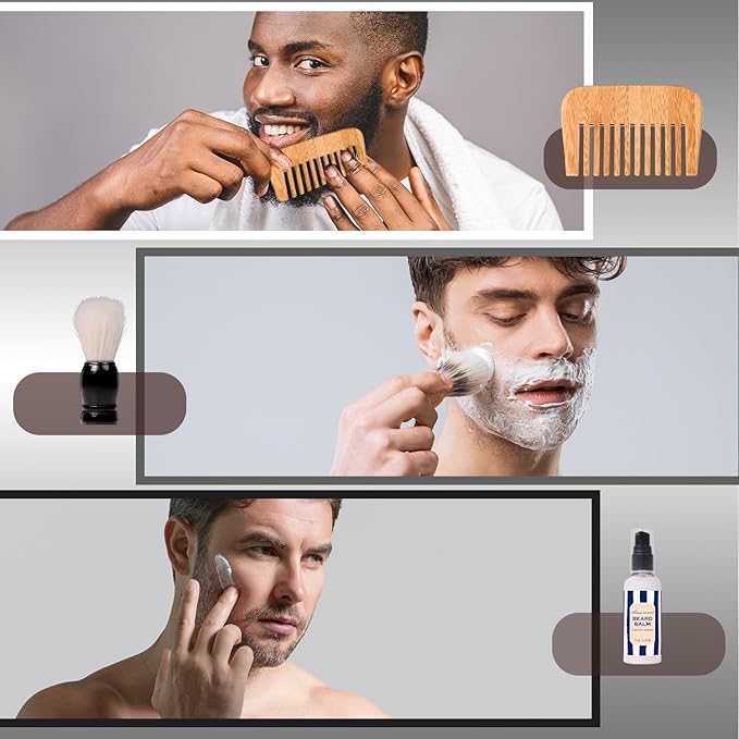 Valentines Day Gifts for Men, Bath and Body Gift Sets for Men with 10 Pcs Cedar & Bergamot Spa Gifts for Men, Bath Sets Includes Shower Gel, Bubble Bath, Body Mist. Perfect Father's Day Gifts for Men-Velvo Beauty