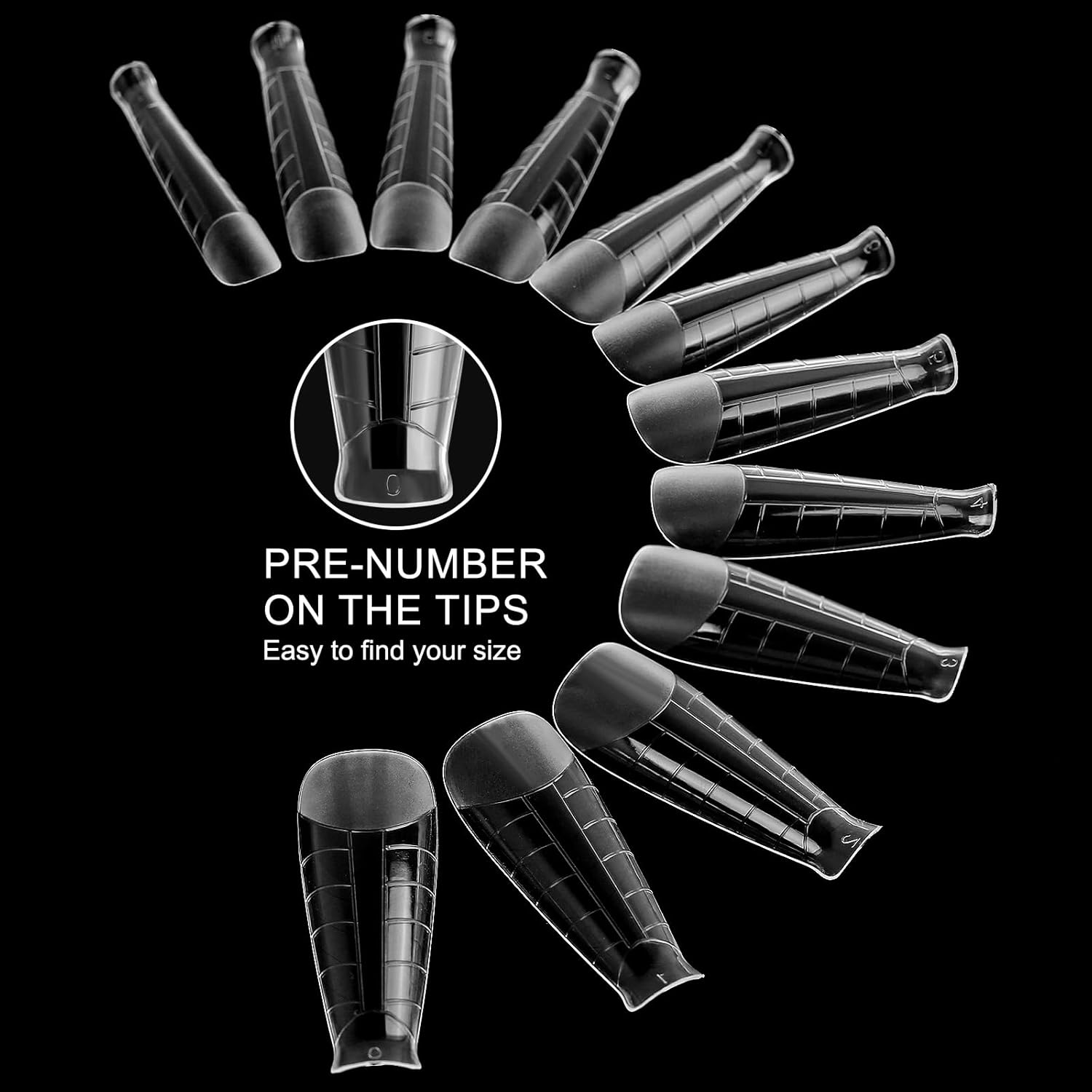 120Pcs Dual Nail Forms,T-Shape Extension Poly Nail Gel Nail Forms Full Cover Reusable Nail Molds 12 Sizes for Solid Nail Gel Glue Nail Art Design Salon&DIY-Velvo Beauty