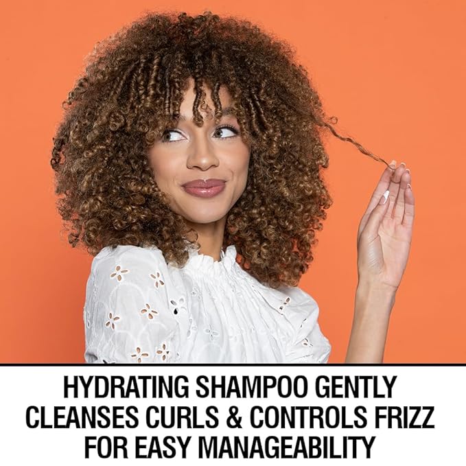 CHI CurlyCare Curl Shampoo, Hydrates Curls, Reduces Frizz & Increases Elasticity & Strength, Sulfate, Paraben, & Cruelty-Free, 12 Oz-Velvo Beauty