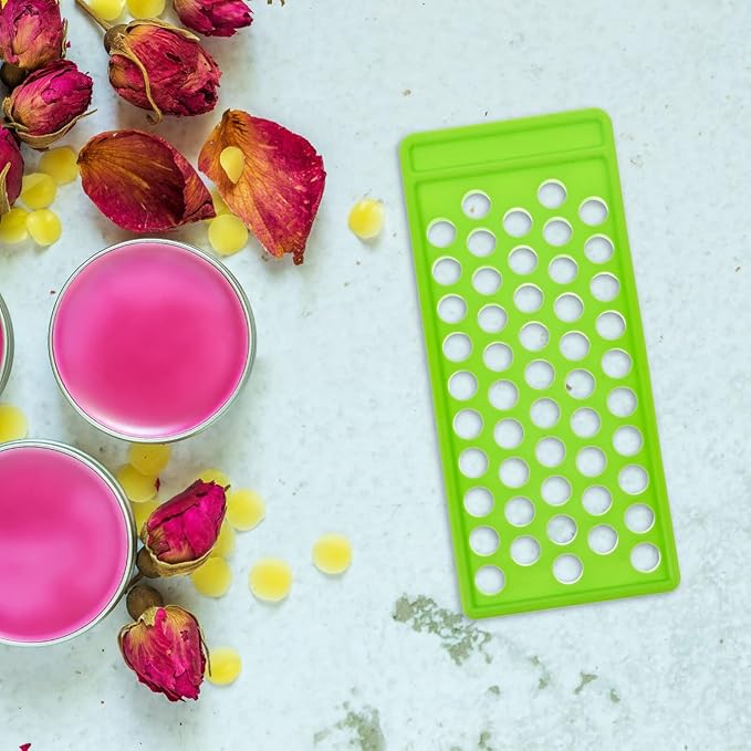 Beaupretty Lip Balm Filling Tray and Spatula Set Lip Balm Crafting Kit Instantly Fills 50 Standard 15mm width Tubes Lip Balm Containers-Velvo Beauty