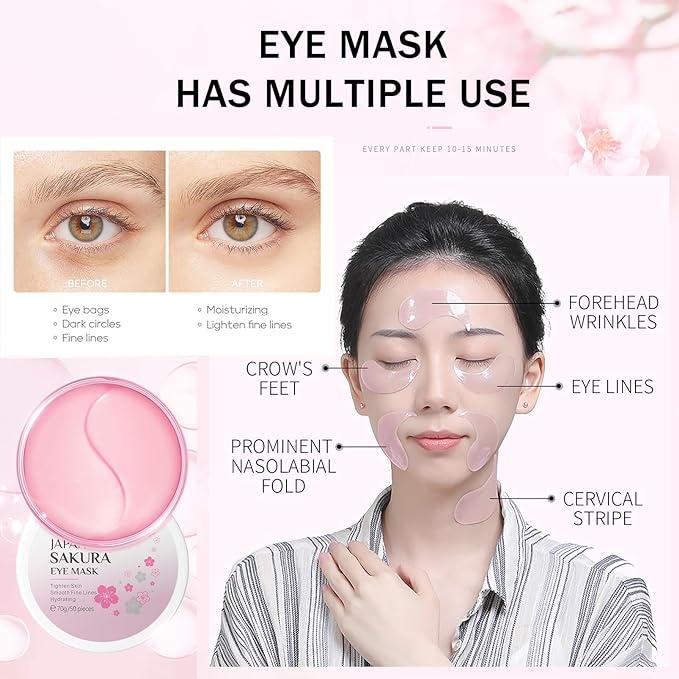 Skincare Set for Teenage Girls, Japan-Sakura Skin Care Products Set, Skin Care Sets & Kits, Cleanser, Toner, Serum, Cream, Sleep Mask,Eye Mask,Mud Mask,Lip Mask Beauty Products Daily Face Care 24PCS-Velvo Beauty