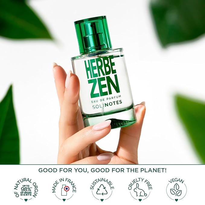 SOLINOTES Zen Meadow Perfume for Women - Eau De Parfum | Delicate Floral and Soothing Scent - Made in France - Vegan - 1.7 fl.oz-Velvo Beauty