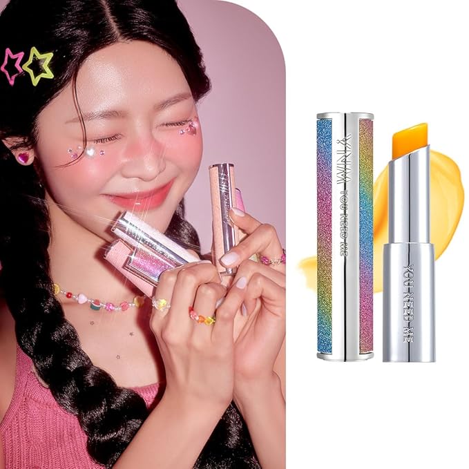 Rainbow Honey Lip Balm (+4 colors) Color-Changing, Non-Sticky, K-beauty, Korea Olive Young Awards Winner, High-Shine,Comfortable, tinted Lipbalm, moisturize with Manuka Honey-Velvo Beauty