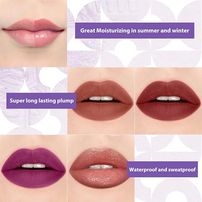 Color Nymph Beginner Makeup Set for Teens, Full Kit Girls Makeup Kits with Exquisite Purple Box Teen Girls Makeup Kit Non-Toxic Includes Eyeshadow Palettes Mascara Lipstick Makeup Set Brushes Kit etc-Velvo Beauty