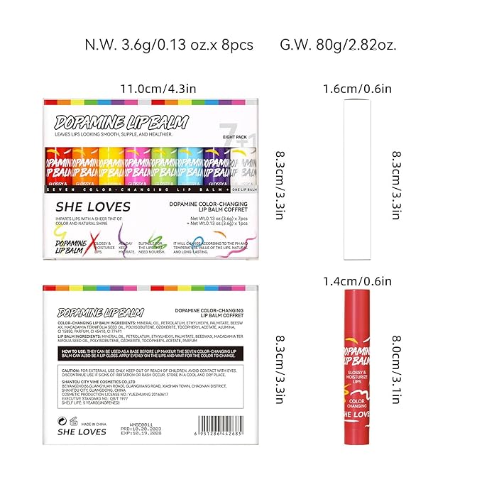 8PCS Tinted Lip Balm with Vaseline, 8 Colored Lip Balm Set, Natural Plumping Lip Balm Pack, Girls’ PH Lip Balm Bulk, Small Gifts Lipstick Sets For Women, Hydrating Lip Tint Balm, Soft Chap Sticks Pack-Velvo Beauty