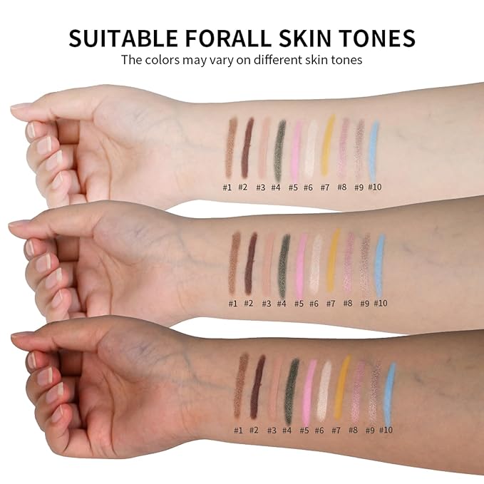 Eyeshadow Stick Matte Eye Shadow Pencil Cream to Powder Eye Brightener Crayon Long-Lasting Crease-Proof Neutral Eyeshadow Buildable & Blendable High Pigmented Eye Liner Makeup for Women, 5 PINK-Velvo Beauty