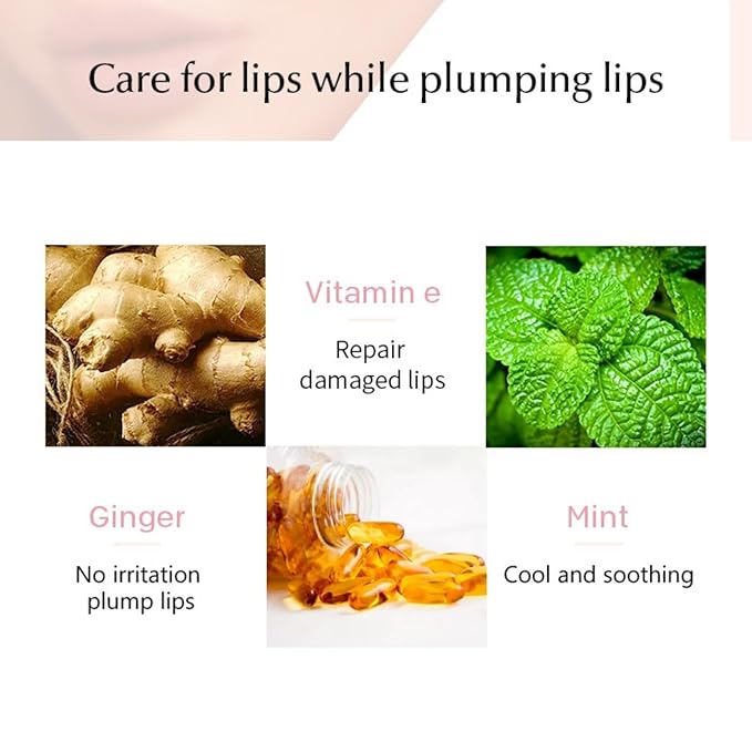 4Pcs Lip Plumper Set,Lip Plumper,Natural Lip Plumper kit,Day and Night Lip Plumper-Velvo Beauty