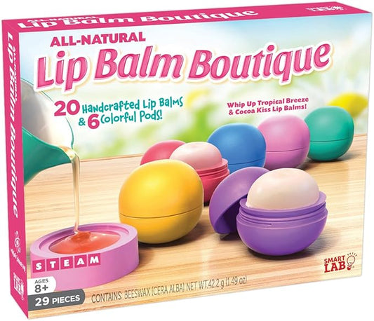Toys All-Natural Lip Balm Boutique Multicolor, 11" H x 8 1/2" W x 2" D-Velvo Beauty