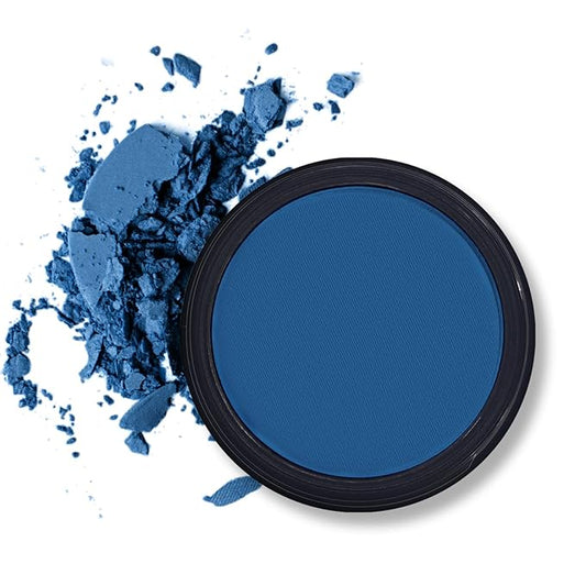 Erinde Single Dark Blue Matte Eyeshadow Palette, High Pigmented Eye Shadow Powder, Long Lasting, Ultra-Blendable, Intense Color-Velvo Beauty