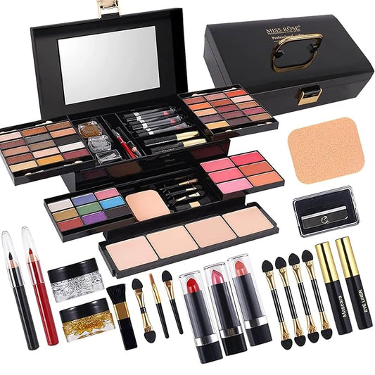 M 58 Color Professional Makeup pallet, Makeup Kit for Women Full Kit, All In One Makeup Kit Set, Makeup Gift Set for women girls (331N)-Velvo Beauty