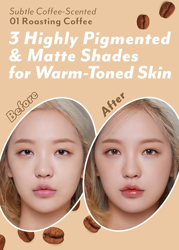 I'm Meme Palette - Afternoon Tea Contour | Roasting Coffee, Bronzer Palette for Face & Cheeks, Matte Powder Bronzer, Natural Makeup, Buildable Coverage, Light to Medium, For Warm Tone Skin, 0.4 Oz-Velvo Beauty