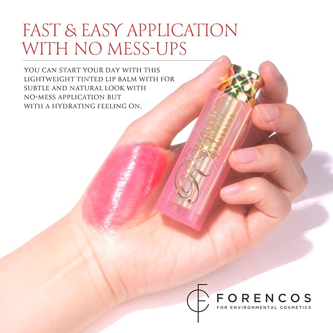 Tinted Lip Balm Hydrating 0.11oz, Glow Pink Shade, Glossy High Pigmentation, Sheer and Smooth, Mositurizing, Natural Color (Red Scarlet)-Velvo Beauty