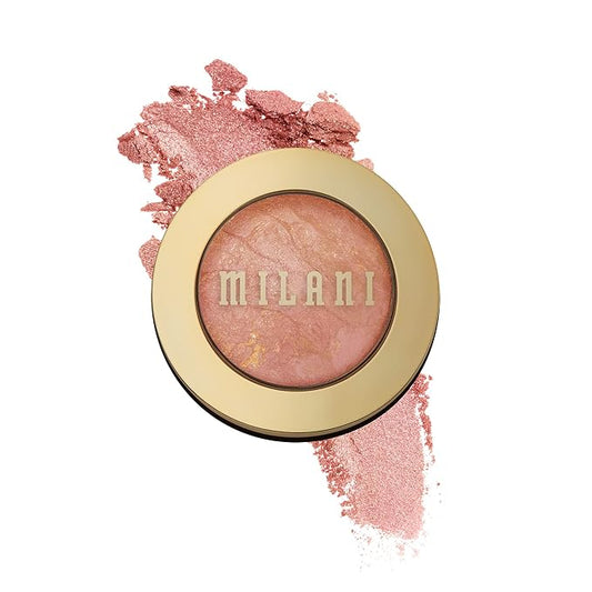 Milani Baked Blush, Powder Blush for Cheeks, Cruelty Free Makeup - Shape, Contour & Highlight Face for a Shimmery or Matte Finish - Berry Amore-Velvo Beauty