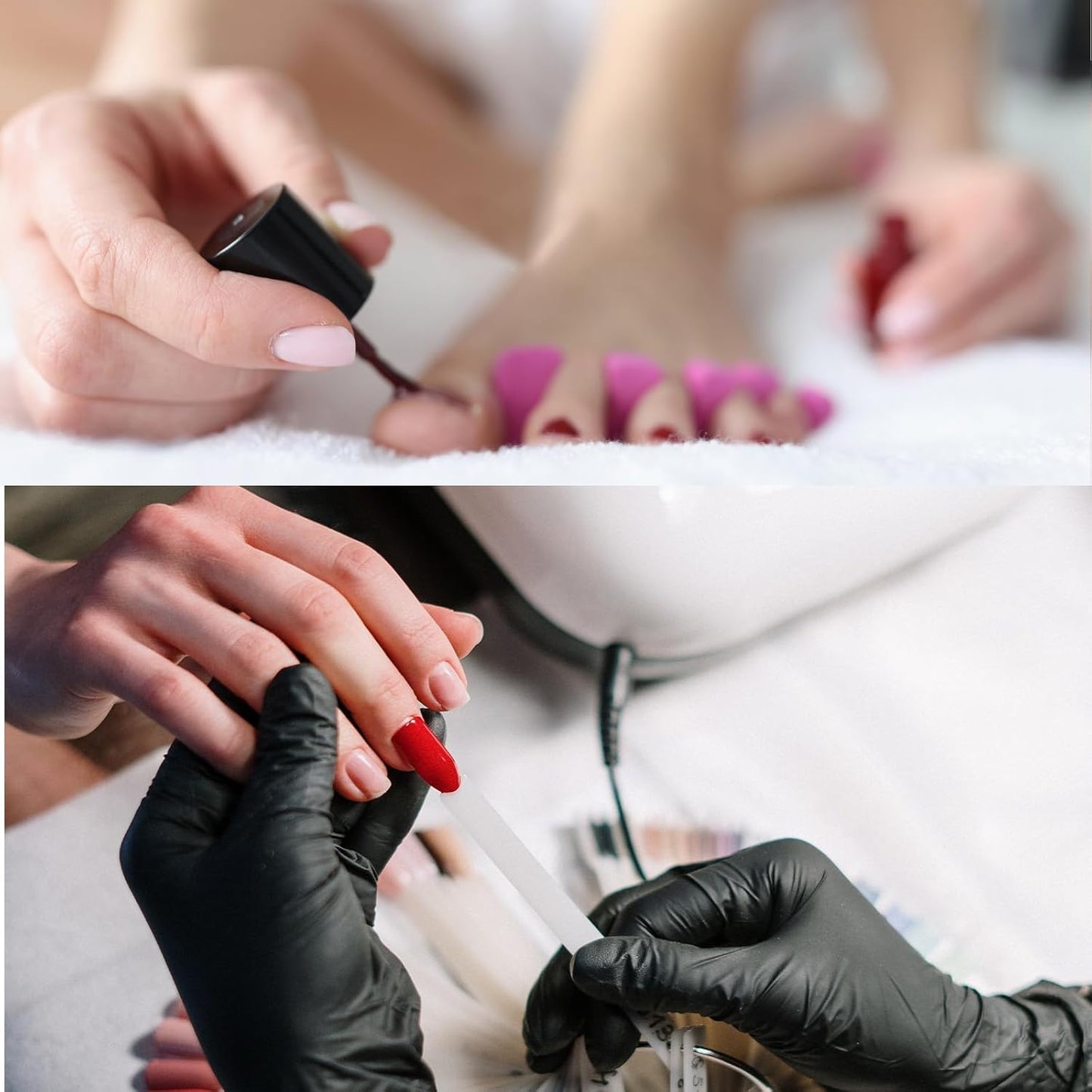 SUNFATT Foam Toe Separators,Toe Spacers for Women,Pedicure Toe Separators for Separating Toenails or Nails,Easy Finger and Toenail Polish Grooming,Soft Foams Pedicure Tools.12pcs-Velvo Beauty