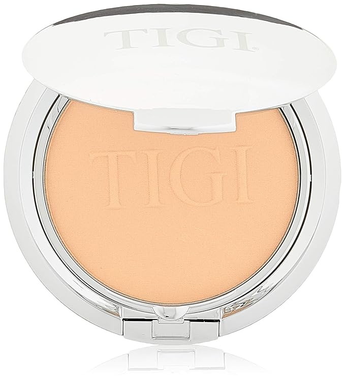TIGI Cosmetics Powder Foundation, Pure, 0.37 Ounce-Velvo Beauty