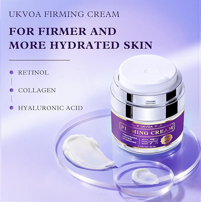 Retinol Neck & Face Wrinkle Cream for Women, Neck Cream for Tightening and Firming, Anti Aging Skin Care with Collagen & Hyaluronic Acid, Instant Face Lift Cream 1.7 Fl Oz-Velvo Beauty