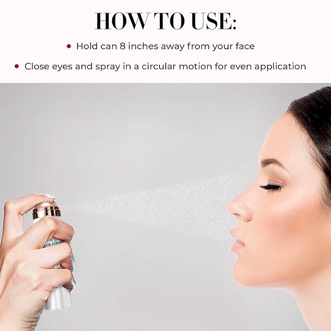 LUMINESS Waterproof Setting Spray for Makeup, Airbrush Spray Makeup Sealant (2.36 fl oz) - Long-Lasting Face Make Up Spray with Hydrating Mist Helps Control Oil & Replenishes Moisture-Velvo Beauty