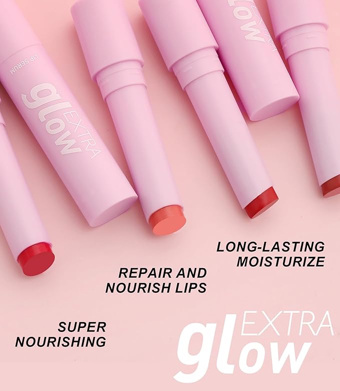 MAEPEOR Nourishing Lip Balm 8 Colors Smooth Moisturizing Lip Glow Gloss Non-Sticky and Long-lasting Hydrating Jelly Lip Balm for Women and Girls (Color 08)-Velvo Beauty
