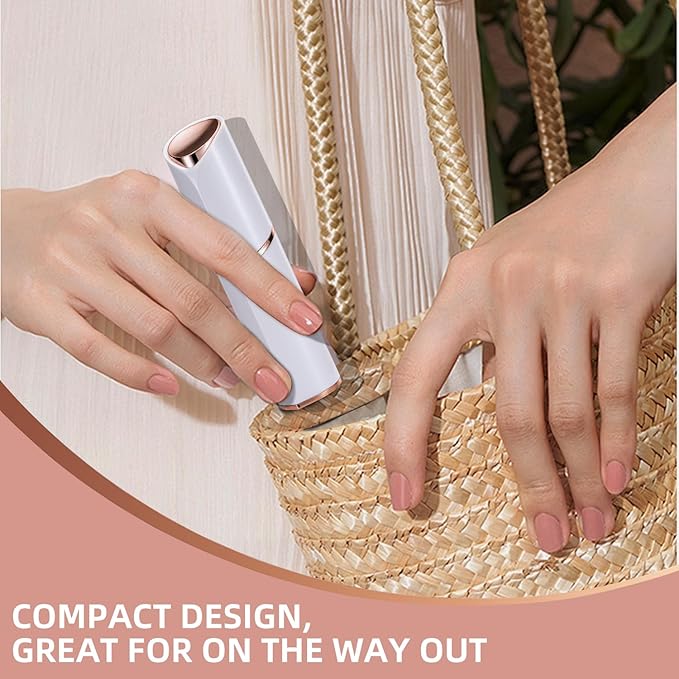 Facial Hair Removal for Women, Portable Lady Shaver, Rechargeable Painless Hair Remover for Face, Upper Lips, Chin, Peach Fuzz-Velvo Beauty