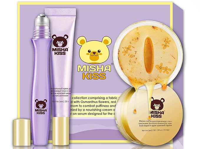 Lifting, Moisturizing and Hydrating, Anti-Aging, Anti-Wrinkle Skin Care Variety Set of 3 for Puffy Eyes, Dark Circles, Eye Bags, Fine Lines | Under Eye Patches 30 Piece | Serum | Cream.-Velvo Beauty