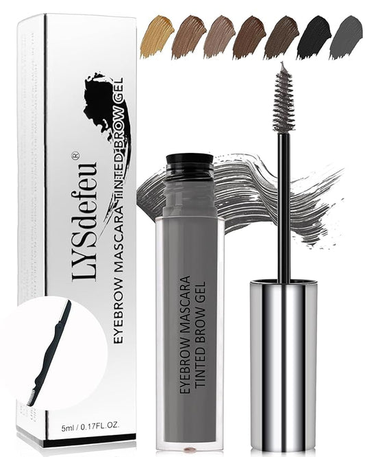 Tinted Eyebrow Gel- 1Pcs Long Lasting Waterproof Grey Tinting Eye Brow Glue,Gray Brow Filler,Brow Fast Sculpt,Fill in Eyebrows and Cover White Hairs,Mother's Day Eye Makeup Gift for Women Mother-#13-Velvo Beauty