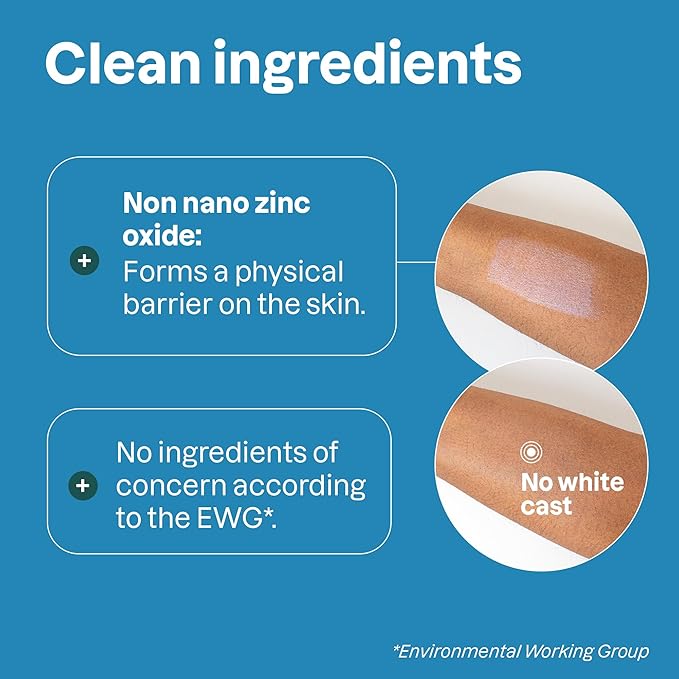 ATTITUDE Mineral Sunscreen Stick for Kids, SPF 30, EWG Verified, Plastic-Free, Broad Spectrum UVA/UVB Protection with Zinc Oxide, Dermatologically Tested, Vegan, Unscented, 2.1 Ounces-Velvo Beauty