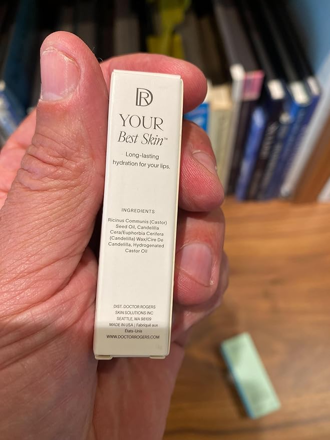 Doctor Rogers Lip Balm, Hydrating and Softening Lip Moisturizer For Very Dry Lips, Dermatologist-Created, Natural, & Hypoallergenic Moisturizing Lip Balms, 4.25g Tube, Pack of 3-Velvo Beauty