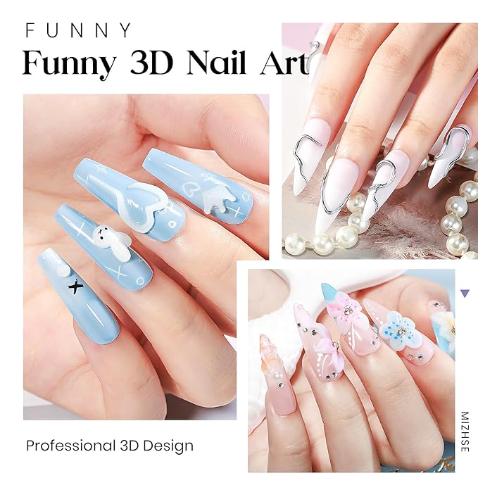 MIZHSE Solid Builder Gel, Non-Sticky White Sculpting Gel for Nails, 3D Nail Art Building Carving Modeling Hard Nail Extension Soak Off U V/LED Salon Home DIY 15g/0.5oz-Velvo Beauty