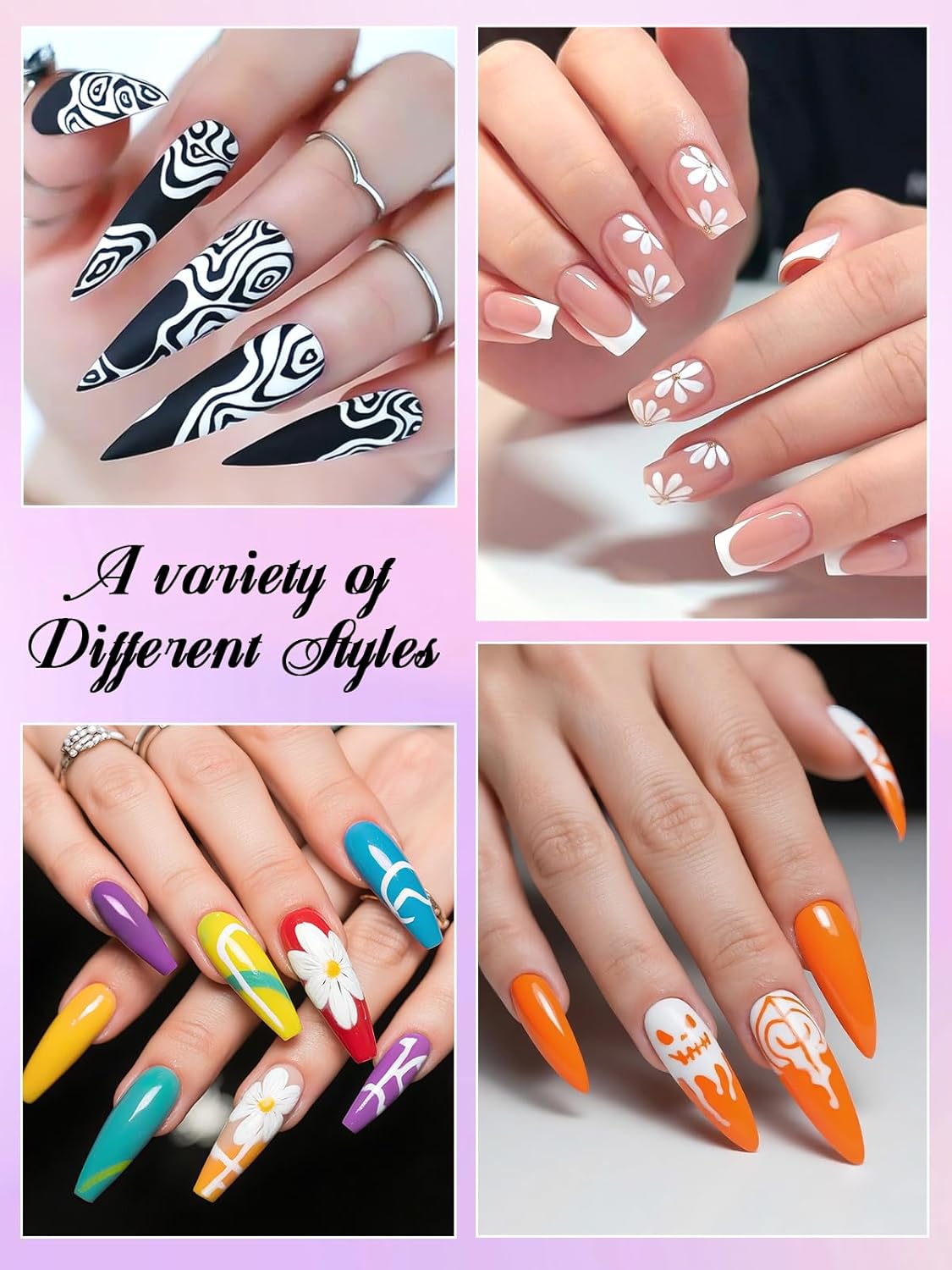 1 PCS White Nail Art Polish Pens, Kalolary 0.5mm Nail Art Markers Nail Point Graffiti Dotting Pen Drawing Painting Liner Brush for DIY Nail Art Beauty Adorn Manicure Tools-Velvo Beauty