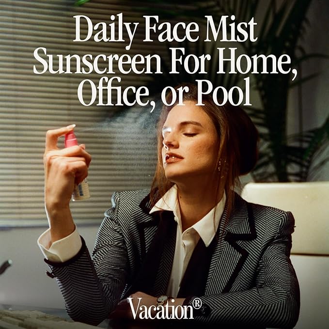 Vacation Super Spritz SPF 50 Face Mist & Air Freshener Bundle, Daily Face Sunscreen Spray, Clean & Lightweight Feel, Water-Resistant, Non-Comedogenic, Vegan, Travel Size, 2.2 Fl. Oz.-Velvo Beauty