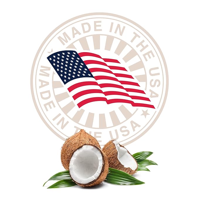 Organic Lip Balm With Coconut Oil | Handmade In the USA | Coconut Breeze 4-Pack | Natural Lip Balm | Coconut Oil Lip Balm for Dry & Cracked Lips | Beeswax Lip Balm | 4 Lip Balm Pack-Velvo Beauty