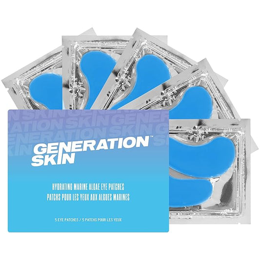 Eye Mask, Eye Masks for Dark Circles and Puffiness, Under Eye Mask with Hyaluronic Acid and Marine Algae, Vegan and Cruelty-Free Under Eye Patches, Marine Algae Eye Masks, 5-Pack-Velvo Beauty