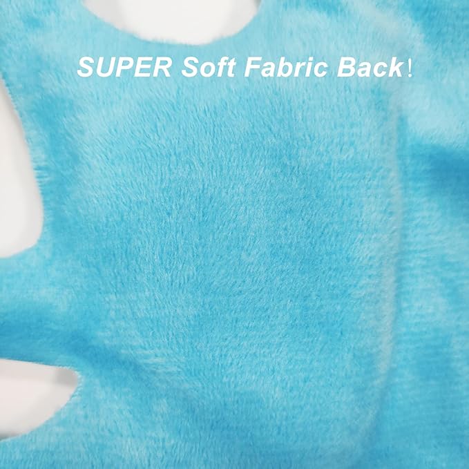 Ice Pack Face Eye Mask for Dark Circles and Puffiness,Gel Cold Cooling Face Mask for Migraines, Headache, Stress and Relaxation (Blue)-Velvo Beauty