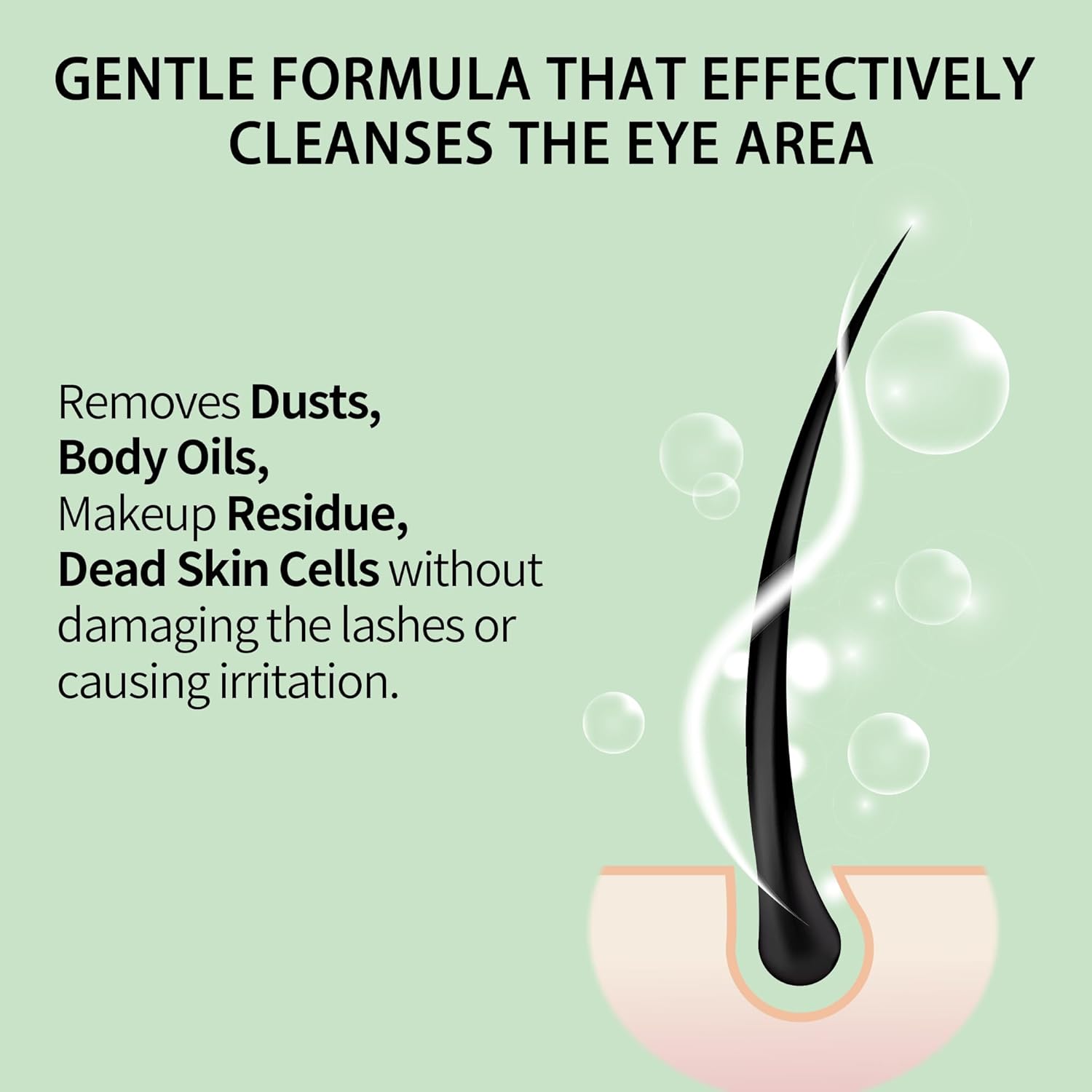 Lash Shampoo Bulk, Eyelash Cleanser for Extensions 2 Liters, Safe Makeup Remover, Non-irritating or Burning Eyelid Foaming Cleanser for Professional Salon and Home Use (Forest-2L)-Velvo Beauty