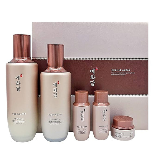 Yehwadam Heaven Grade Ginseng REJUVENATING SET Toner Emulsion Set-Velvo Beauty