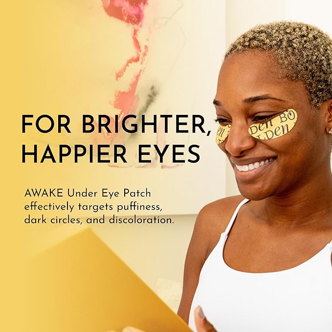 Bolden Awake Under Eye Patch | Eye Mask For Dark Circles, Puffiness & Discoloration | Brightening Eye Pads With Niacinamide, Alpha Arbutin, Tranexamic Acid & Vitamin C | 10 Pairs-Velvo Beauty