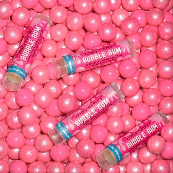 Lip Balm Bubble Gum .15oz (single item) by Crazy Rumors-Velvo Beauty