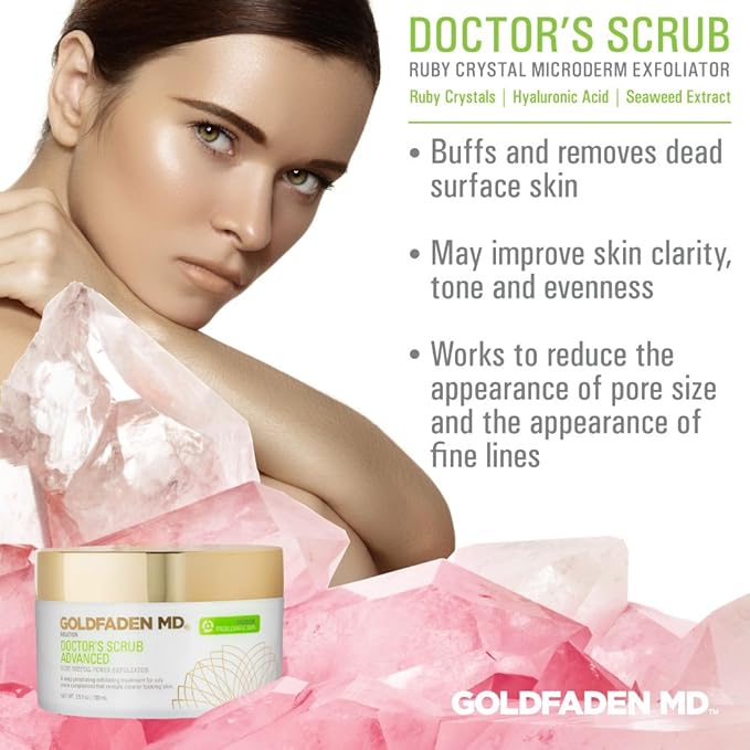 GOLDFADEN MD Doctors Scrub Microdermabrasion Grapefruit Oil, 3.5 Fl Oz-Velvo Beauty