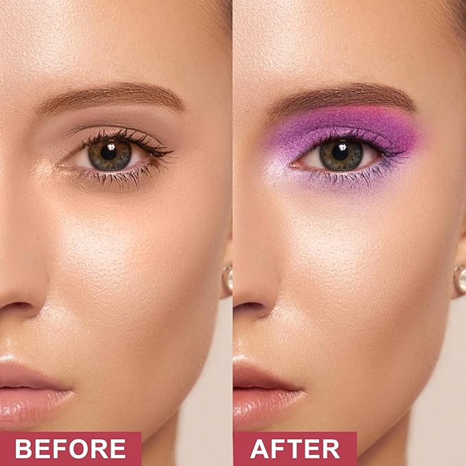 Eyeshadow,18Colors Eyeshadow Palette, Matte&Glitter&Shimmer Eyeshadow,for Eye Makeup Long Lasting Waterproof Eye Makeup Palette, Glitter Shimmer Professional Bright-Colored Eye Shadow(G005-2/G005-3)-Velvo Beauty