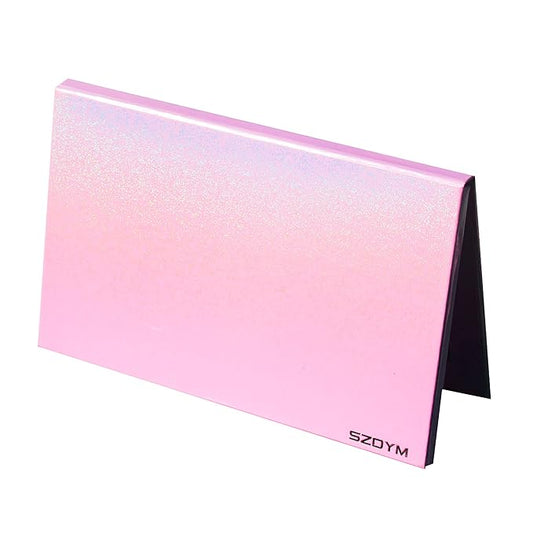Empty magnetic palette with Mirror,Like a Book Fashionable and beautiful empty magnetic palette for Highlighters Lipstick Blush Powder Eyeshadows(pink)-Velvo Beauty
